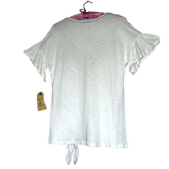 Democracy LoveBird Short Bell Sleeve T-Shirt Size Small NEW - Picture 2 of 7